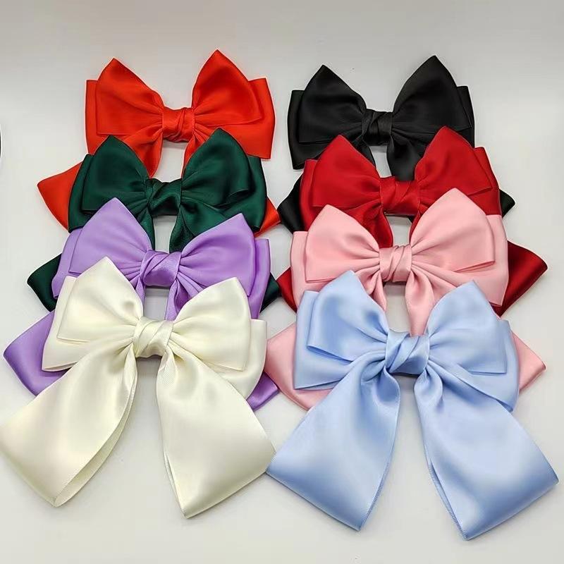 Ribbon Bow Gift - Сплошной цвет, заколка для волос с