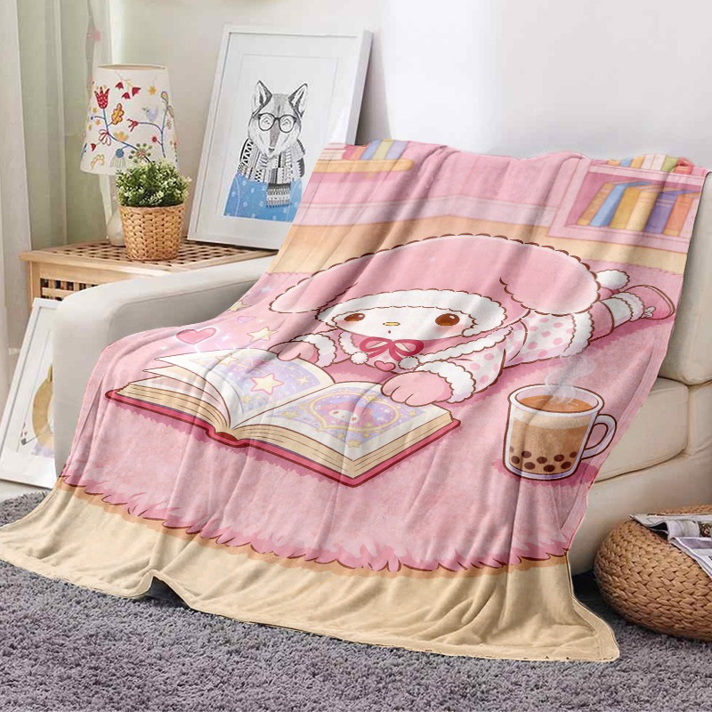 Плед Sanrio: уютный розовый фл – обзор и цена Christmas Throw Blanket