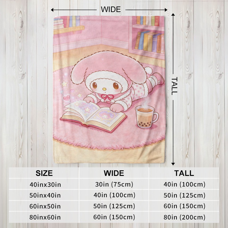 Плед Sanrio: уютный розовый фл – обзор и цена Christmas Throw Blanket