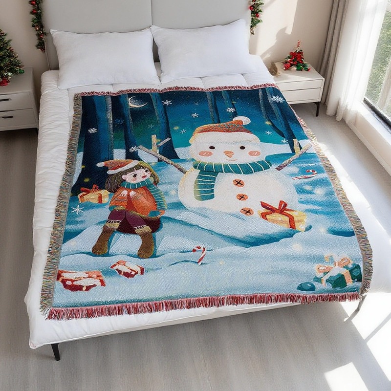 Новая рождественская гобеленов – обзор и цена Christmas Throw Blanket