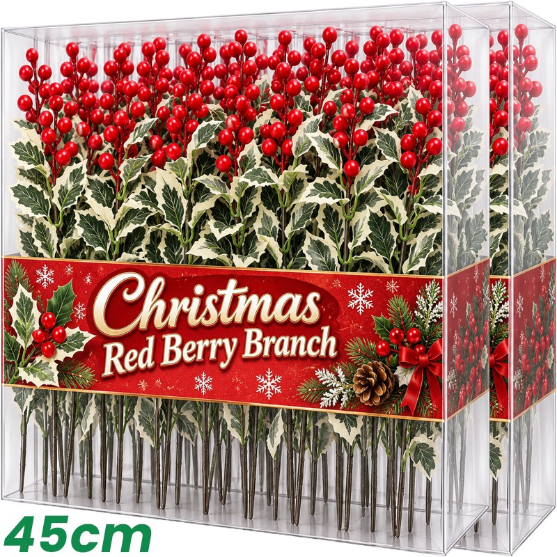 45 см Искусственные красные яг – обзор и цена Christmas Wreath Fake