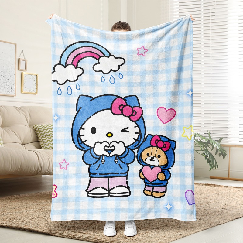 Плед Sanrio Hello Kitty Bear,  – обзор и цена Christmas Throw Blanket
