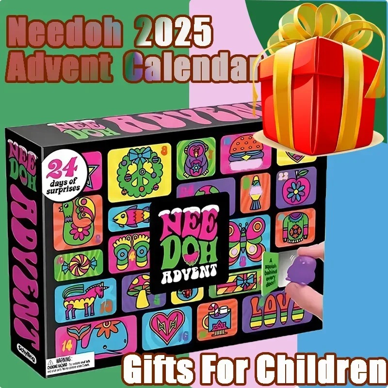 Адвент-календарь NeeDoh 2026,  – обзор и цена Advent Calendar Gift
