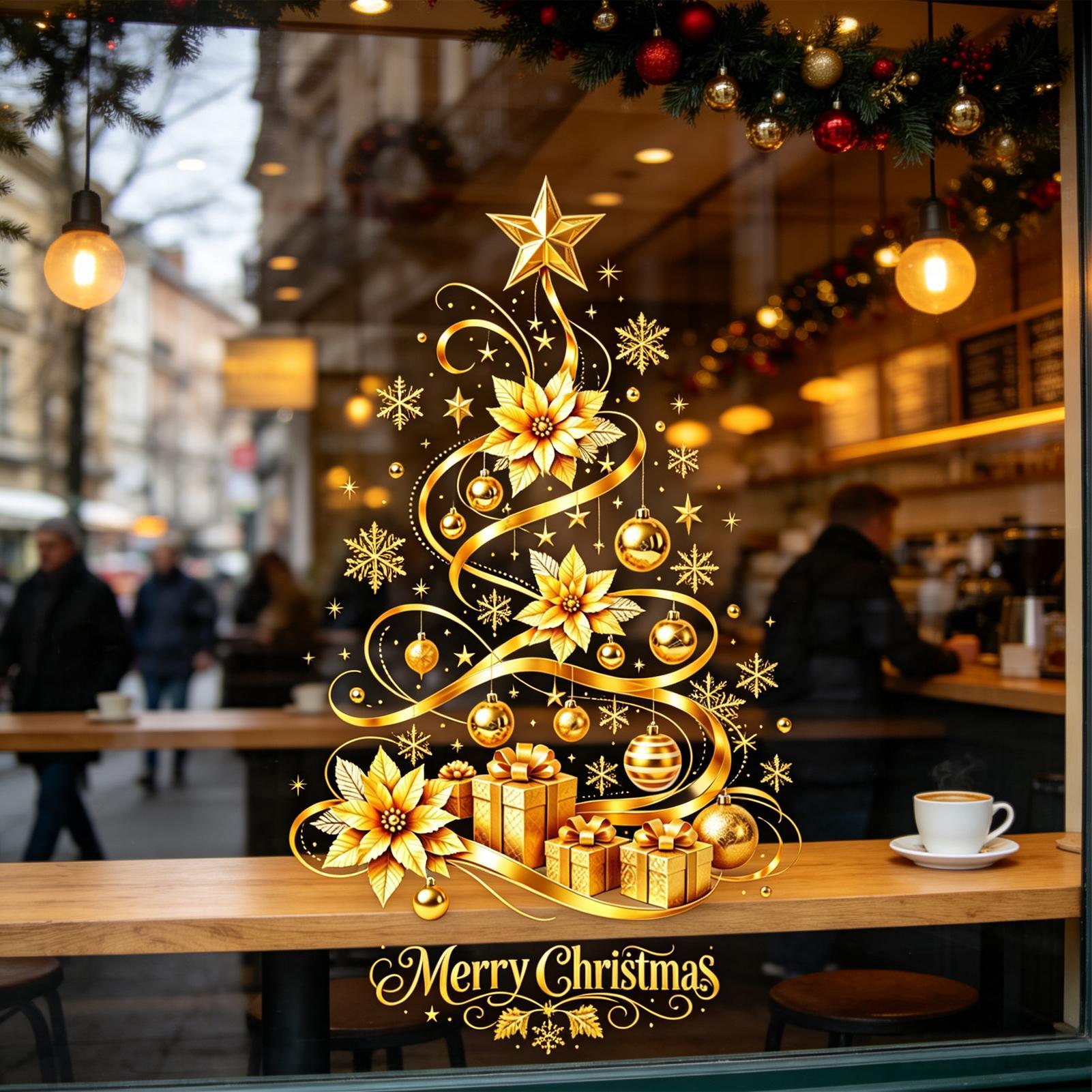 Настенные наклейки в виде рожд – обзор и цена Snowflake Window Decal