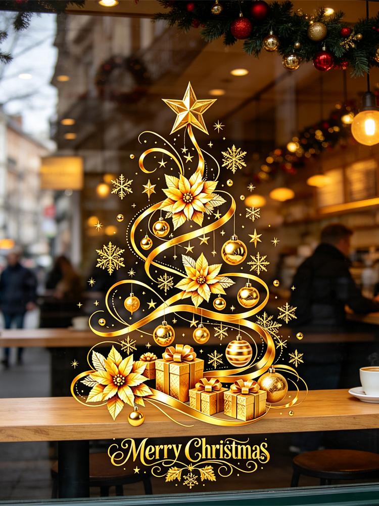 Настенные наклейки в виде рожд – обзор и цена Snowflake Window Decal