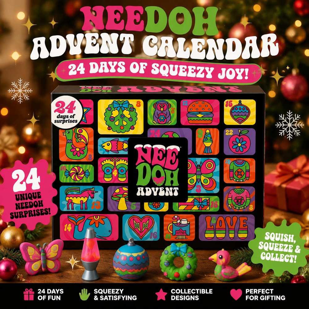 Адвент-календарь NeeDoh 2026,  – обзор и цена Advent Calendar Gift