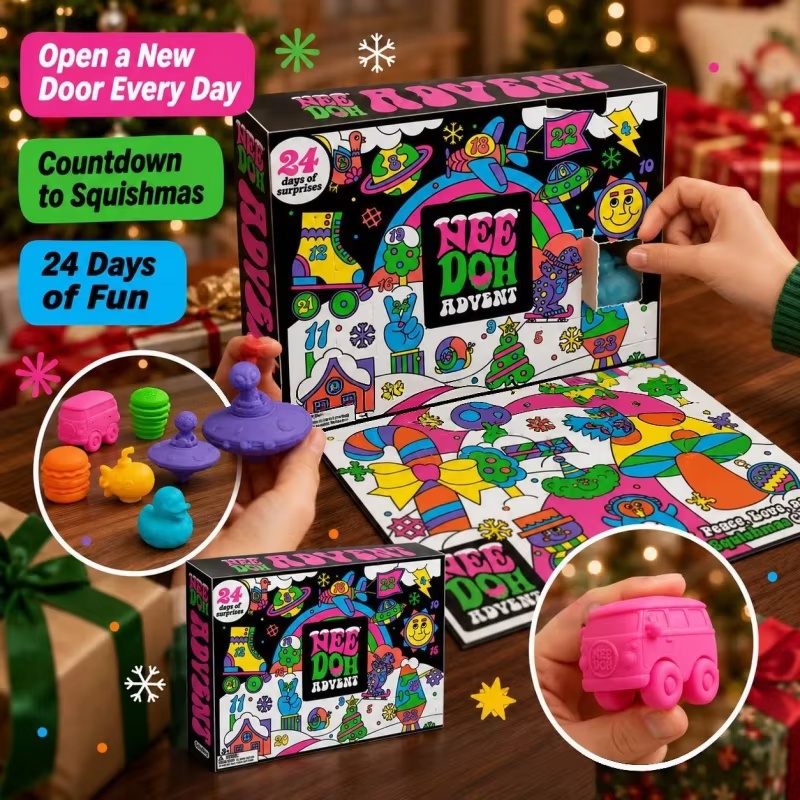 Адвент-календарь NeeDoh 2026,  – обзор и цена Advent Calendar Gift