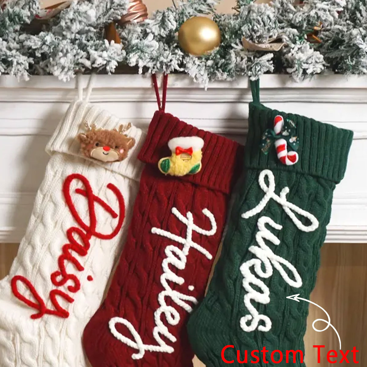1 шт. рождественских декоратив – обзор и цена Christmas Stocking Hanging