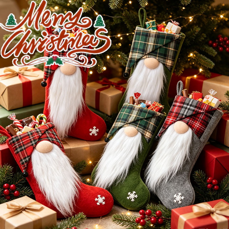 1-4 шт. рождественских подароч – обзор и цена Christmas Stocking Hanging