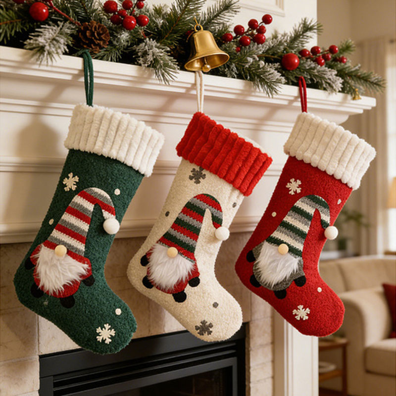Новый плюшевый рождественский  – обзор и цена Christmas Stocking Hanging