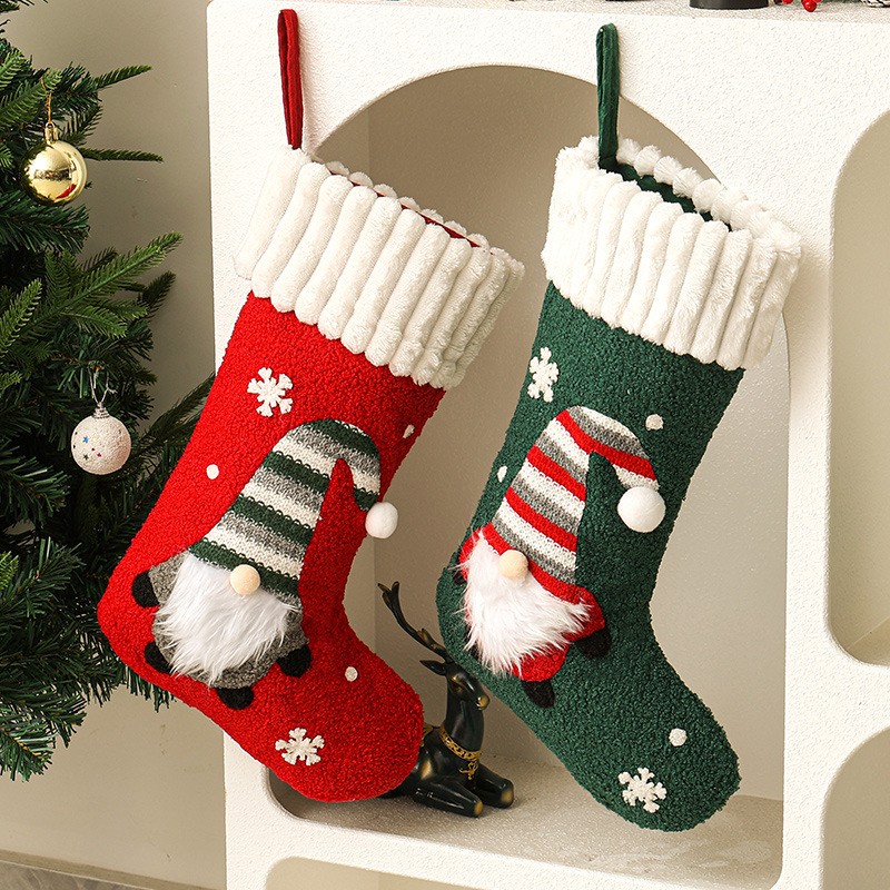 Большой рождественский чулок в – обзор и цена Christmas Stocking Hanging