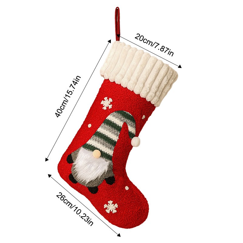 Большой рождественский чулок в – обзор и цена Christmas Stocking Hanging
